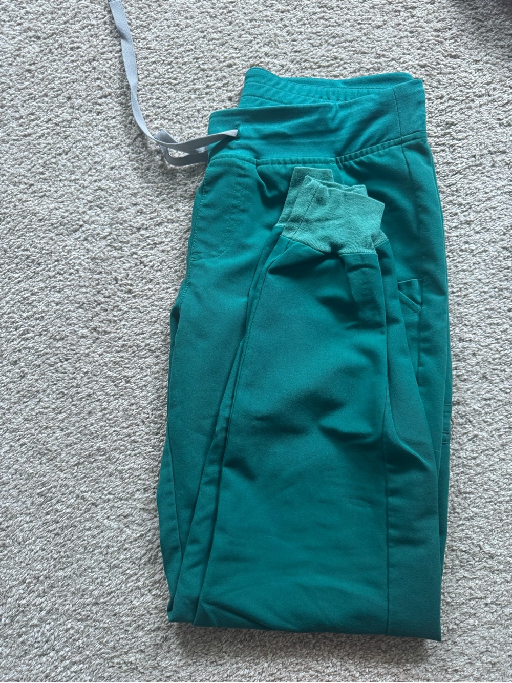 Figs Teal Track Jogger Pants